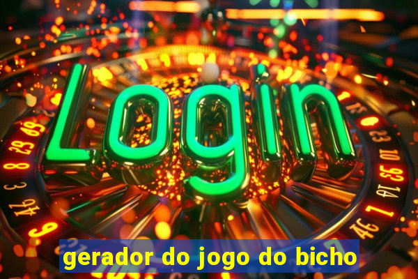 gerador do jogo do bicho